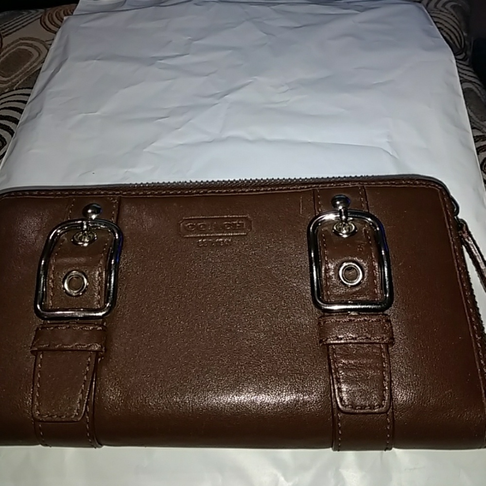 Coach leather wallet